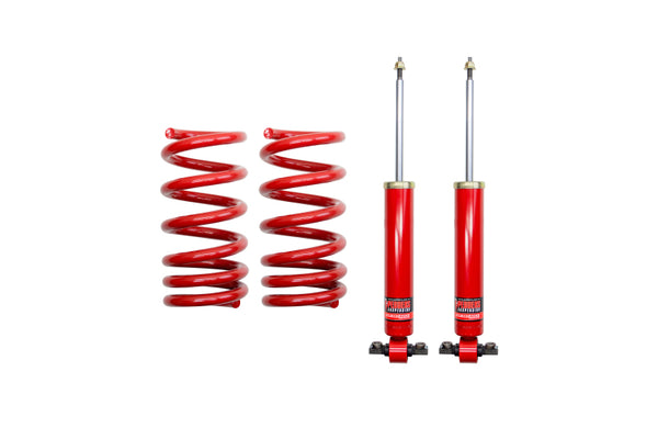 Pedders EziFit SportsRyder Rear Spring And Shock Kit 2015+ Ford Mustang - PED-902315 for 2005-2021 Ford Mustang - front view