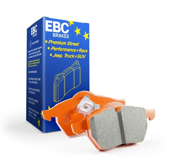 EBC 2016+ Chrysler Pacifica (Ru) 3.6L Extra Duty Front Brake Pads - ED91888 for 2012-2020 Dodge Grand Caravan - front view