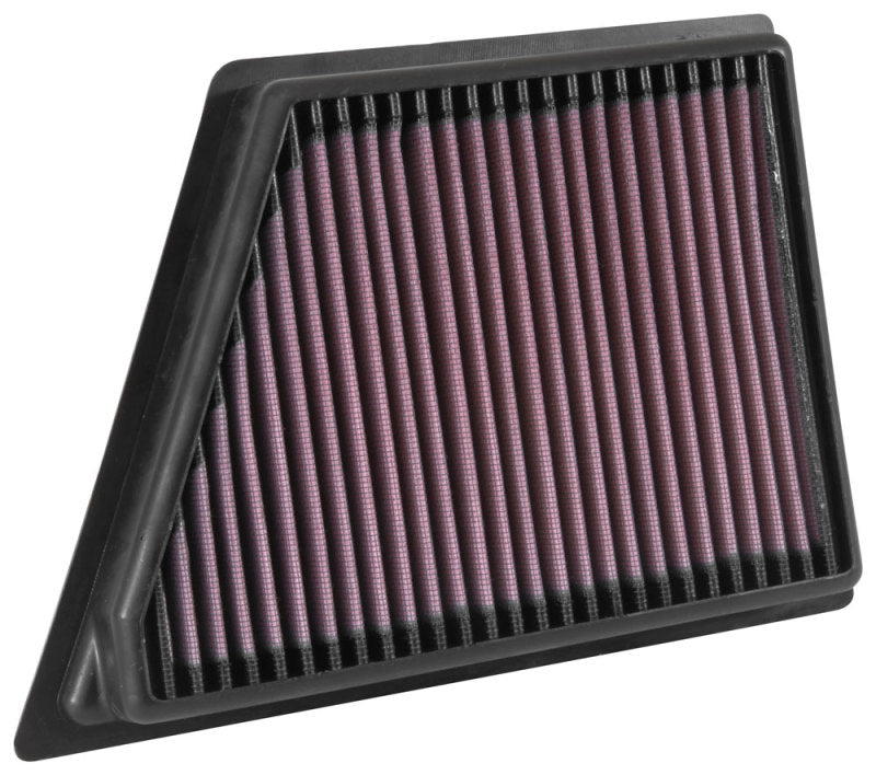 K&N 2016 Cadillac CT6 V6 3.0L F/I (Right) Drop In Air Filter - 33-5054 for 2016-2019 Cadillac CT6 - front view