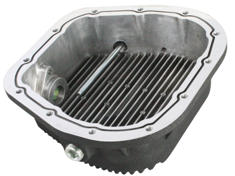 aFe Power Rear Differential Cover (Machined) 12 Bolt 9.75in 11-13 Ford F-150 EcoBoost V6 3.5L (TT) - 46-70152