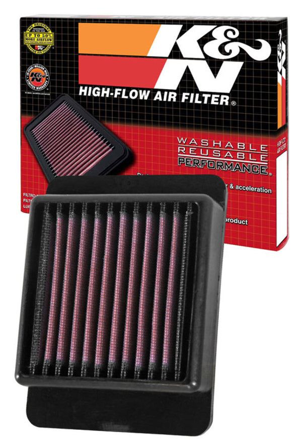 K&N 15-17 Yamaha YZF R3 321 Replacement Drop In Air Filter - YA-3215 for 2015-2023 Yamaha YZF-R3 - front view