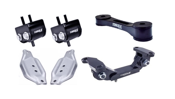 Torque Solution Engine / Trans / Pitch Mount Kit w/ Mount Plates: Subaru WRX 02-14 / STI 04+ - TS-SU-123.2-PL for 2002-2014 S