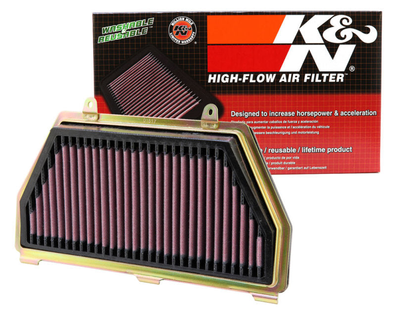 K&amp;N 07-12 Honda CBR600RR Replacement Air Filter - HA-6007