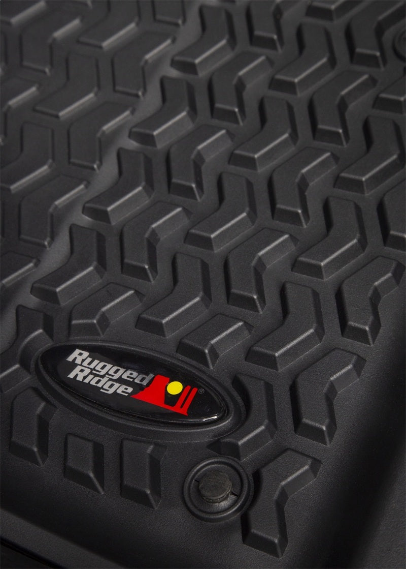 Rugged Ridge Floor Liner Front Black 2018-2020 Jeep Wrangler 2020 Gladiator JL / JT - 12920.36