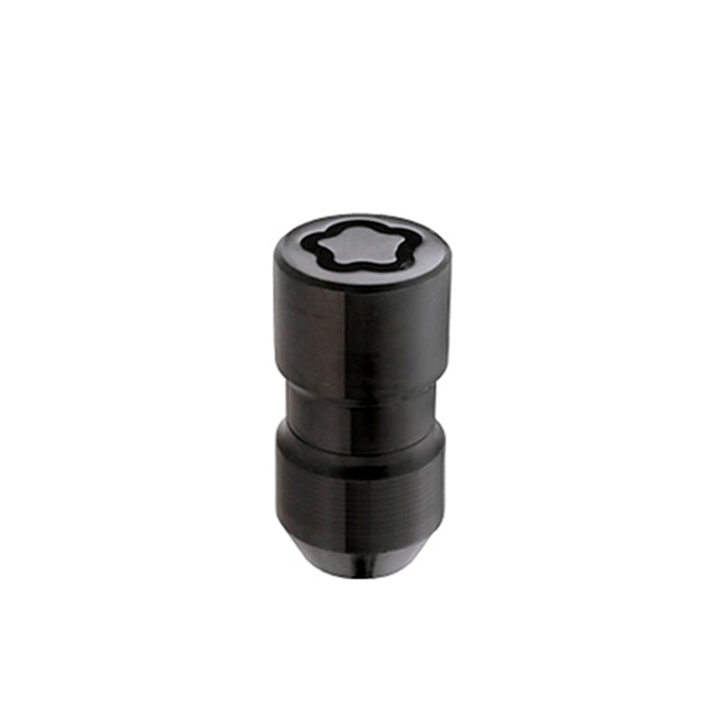 McGard Wheel Lock Nut Set - 4pk. (Cone Seat) M14X1.5 / 21mm &amp; 22mm Dual Hex / 1.639in. L - Black