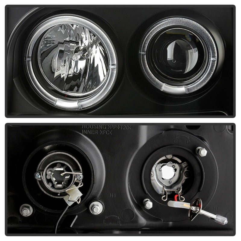 Spyder GMC Sierra 1500/GMC Sierra Denali 08-13 Projector LED Halo- LED All Blk PRO-YD-GS07-HL-BKV2 - 5086020