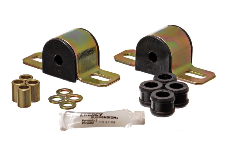 Energy Suspension 7/16in Corvette Rear Stab Bar - Black - 3.5153G for 1963-1982 Chevrolet Corvette - front view