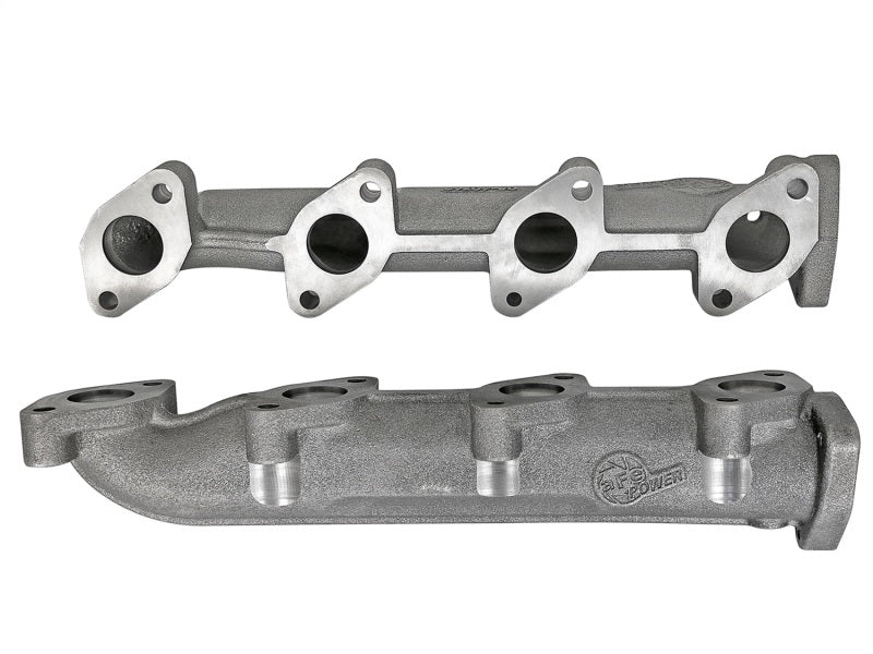 aFe BladeRunner Ported Ductile Iron Exhaust Manifold 08-10 Ford Diesel Trucks V8 6.4L (td) - 46-40124