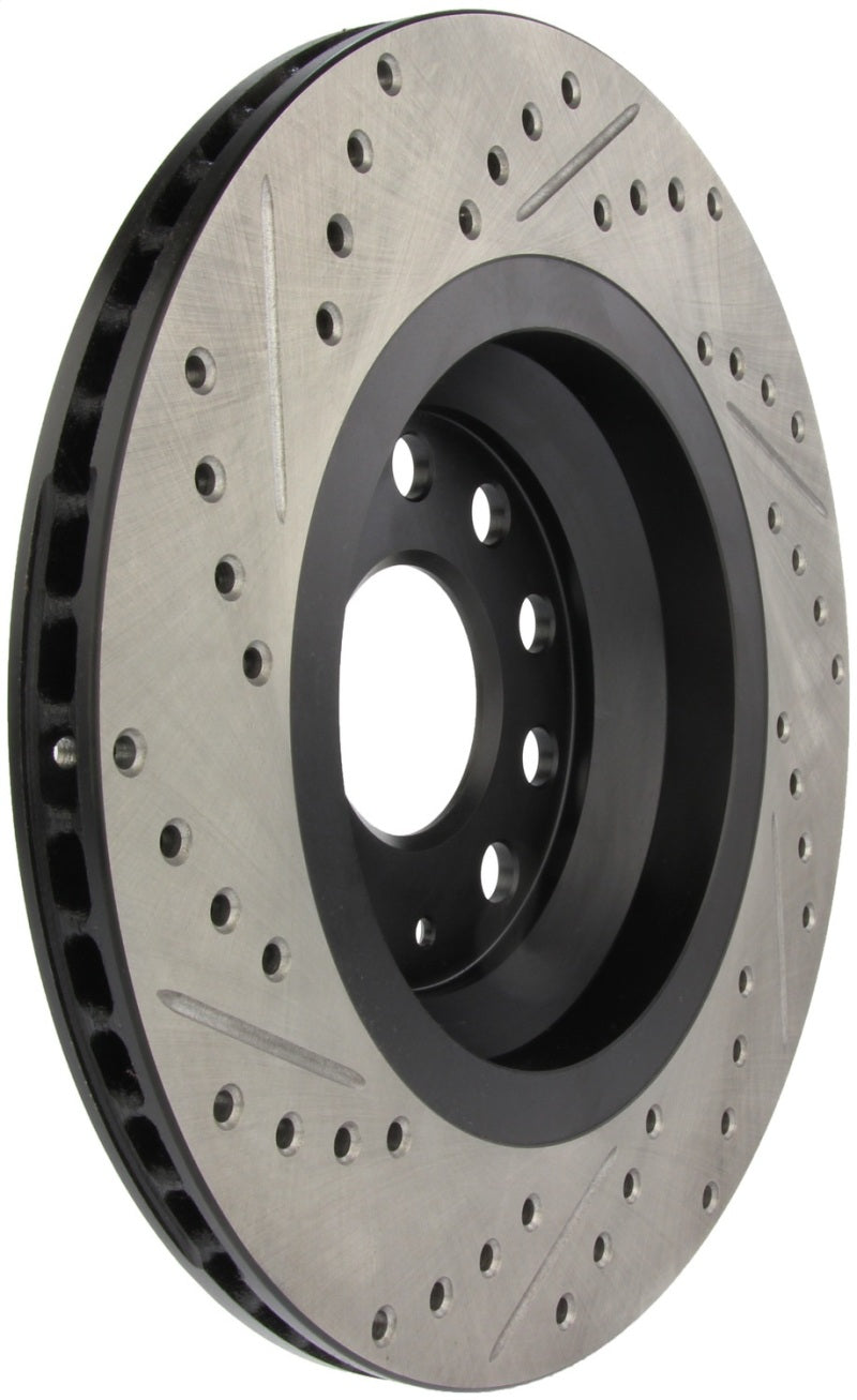 StopTech 09 VW Passat CC / 06-09 Passat Slotted &amp; Drilled Left Rear Rotor - 127.33113L