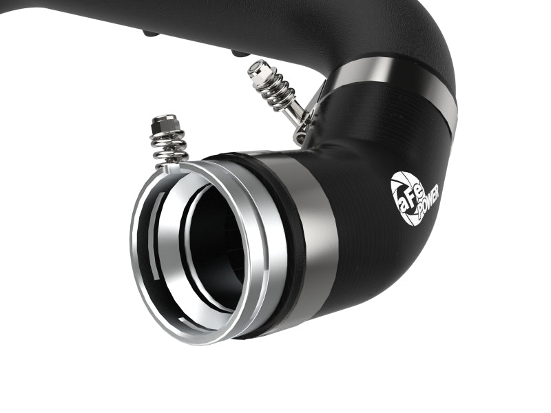 aFe BladeRunner Black 2 3 4in Aluminum Charge Pipe 2021 Toyota Supra GR