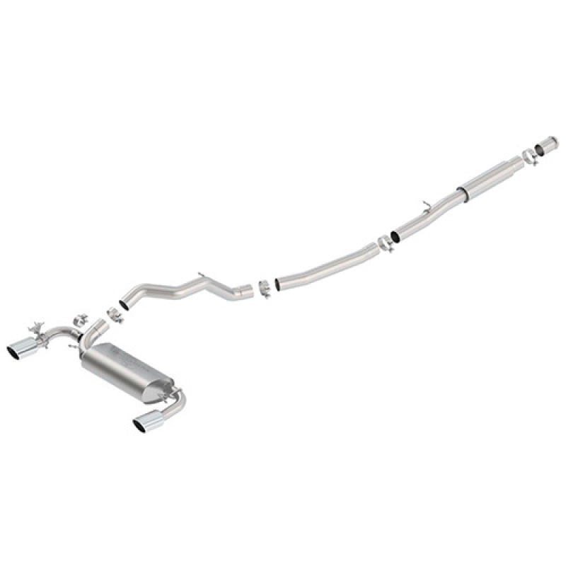 Ford Racing 16-18 Focus RS Active Sport Cat-Back Exhaust System w/ Polished Tips - M-5200-FRS