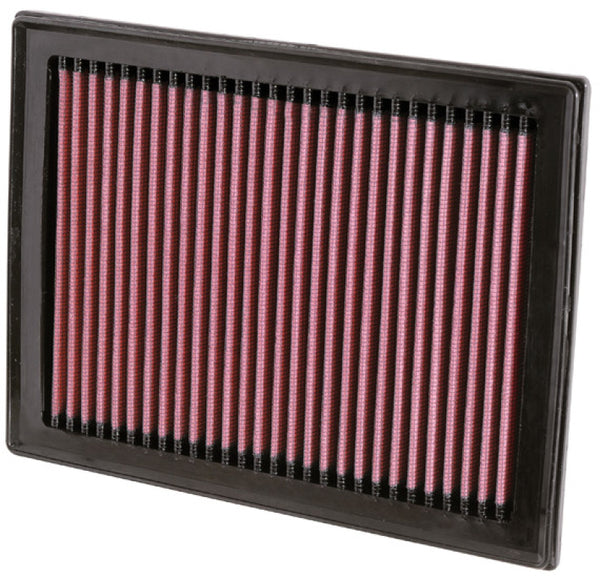 K&N 08 Nissan Sentra 2.5L Drop In Air Filter - 33-2409 for 2007-2019 Nissan Sentra - front view