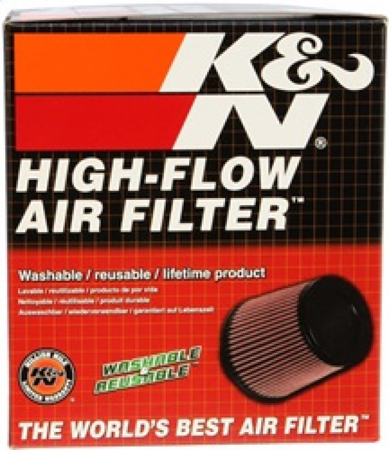 K&N Filter Universal Rubber Filter 5in Flange 6.5in Base 4.5in Top 5.5in Height - RU-5147