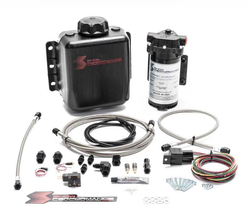 Snow Performance Stg 1 Boost Cooler Water Injection Kit TD (w/SS Braided Line &amp; 4AN Fittings) - SNO-301-BRD