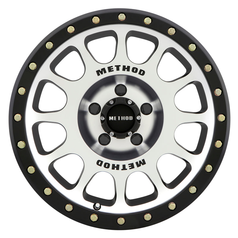 Method MR305 NV 17x8.5 0mm Offset 5x5 94mm CB Machined/Black Street Loc Wheel - MR30578550300