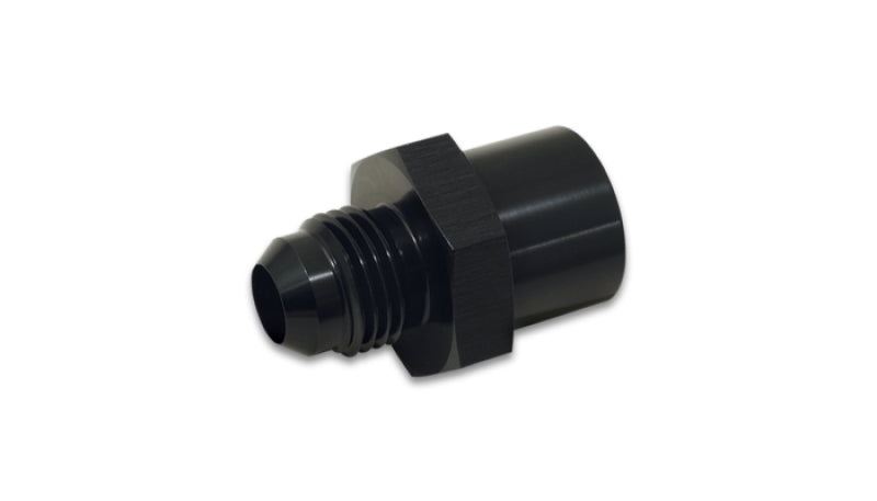 Vibrant M16 x 1.5 Female to -6AN Male Flare Adapter - Anodized Black - 16786