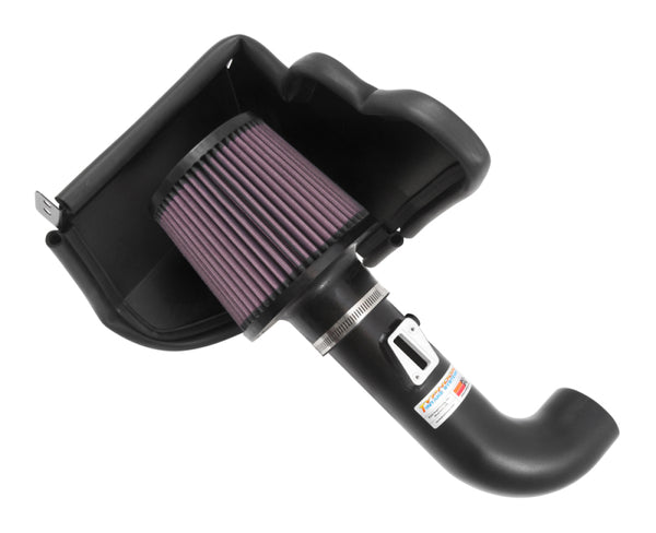 K&N 2015 WRX Black Typhoon Short Ram Intake - 69-8006TTK for 2015-2017 Subaru WRX - front view
