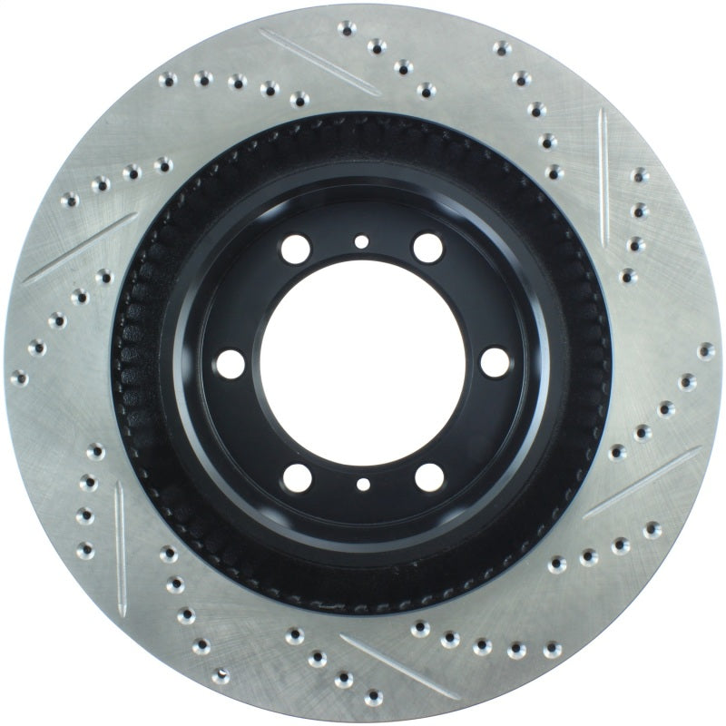 StopTech Slotted &amp; Drilled Sport Brake Rotor - 127.44174R
