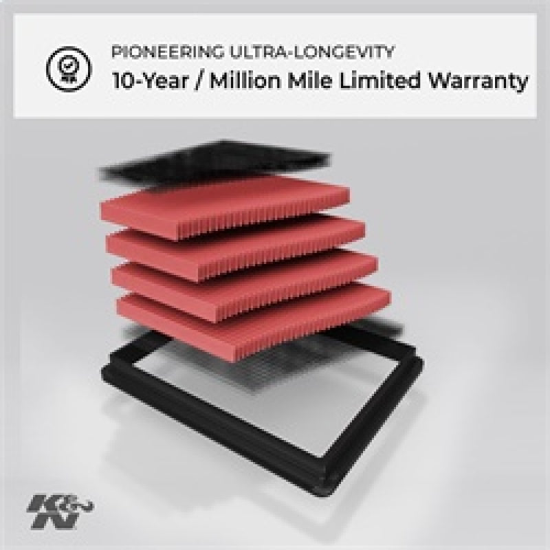 K&amp;N 08-11 Lexus IS F 5.0L Drop In Air Filter - 33-2453
