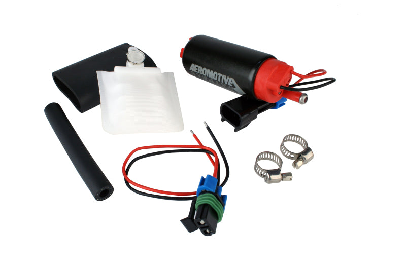 Aeromotive 340 Series Stealth In-Tank E85 Fuel Pump - Offset Inlet - Inlet Inline w/Outlet - 11542