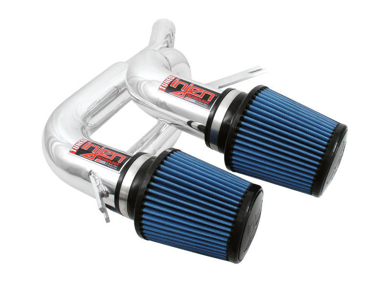 Injen 08-09 535i E60 3.0L L6 Twin intake & AMSOIL Filters Polished Short Ram Intake - SP1130P