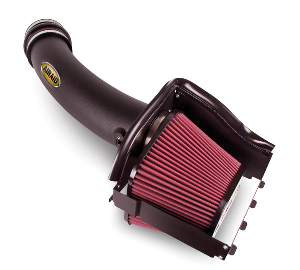 Airaid 10-14 Ford SVT Raptor / 11-13 F-150 6.2L CAD Intake System w/ Tube (Dry / Red Media) - 401-272 for 2010-2014 Ford F 15