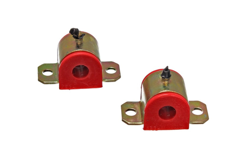 Energy Suspension 67-69 Chevy Camaro Red 11/16in Front Sway Bar Bushing Set - 3.5202R for 1969-1974 Chevrolet Nova - angle vi