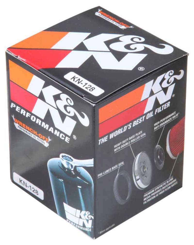 K&amp;N Kawasaki 2.688in OD x 2.781in H Oil Filter - KN-128