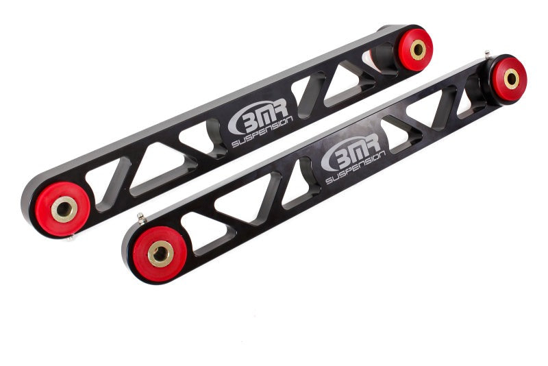 BMR 05-14 S197 Mustang Billet Aluminum Lower Control Arms (Polyurethane) - Black Anodized - ACA004