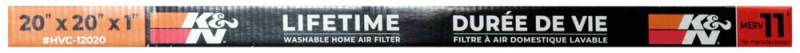 K&amp;N HVAC Filter - 20 x 20 x 1 - HVC-12020