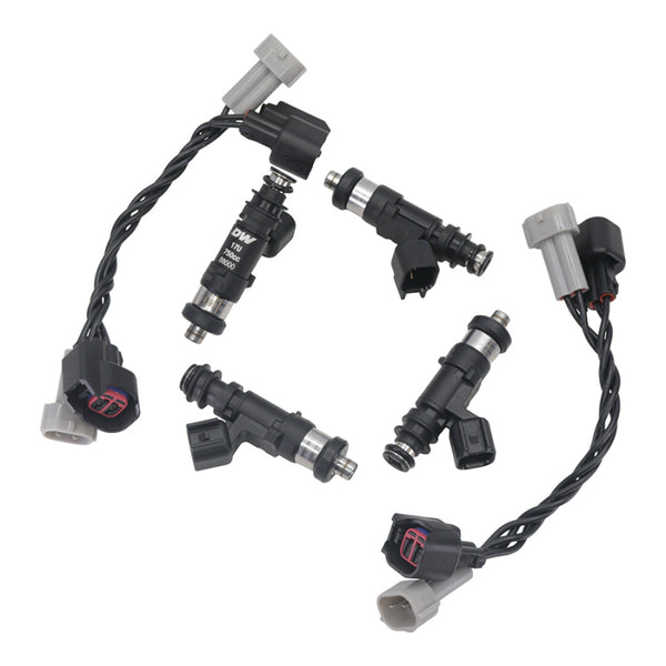 DeatschWerks 02-14 WRX / 07-15 STi / 07-14 LGT Bosch EV14 750cc Injectors - 17U-07-0750-4 for 2002-2012 Subaru Impreza - fron