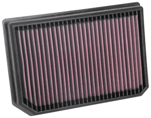 K&N 2019 Mercedes Benz A250 L4 2.0L F/I Replacement Air Filter - 33-3133 for 2020-2026 Mercedes Benz CLA - front view