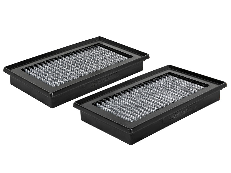 aFe Magnum FLOW Pro DRY S OE Replacement Filter (Pair) 14-19 Infiniti Q50 V6 3.5L/3.7L - 31-10273-MA