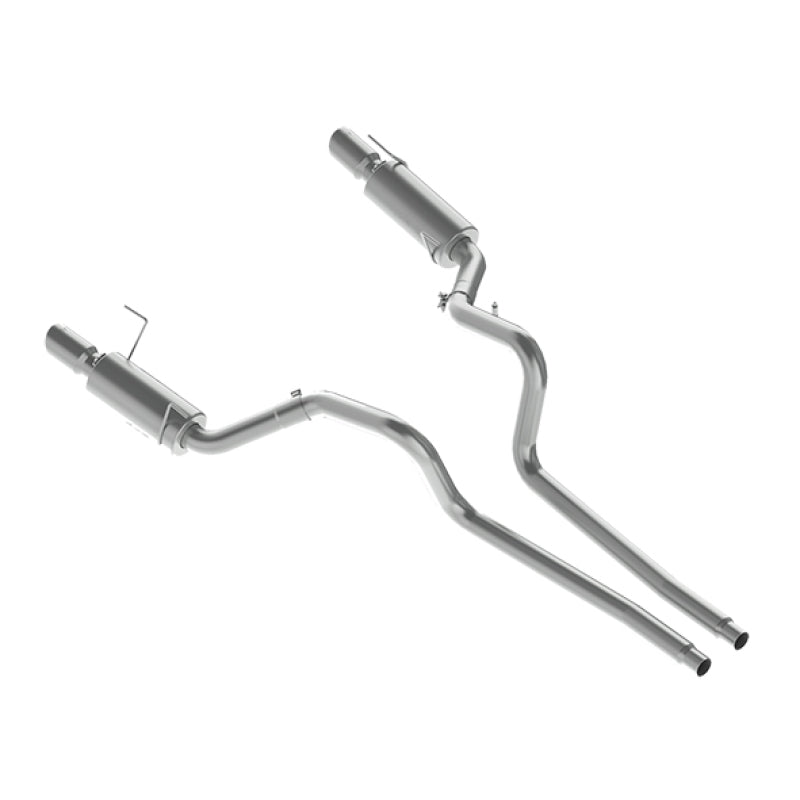 MBRP 05-09 Ford Shelby GT500 / GT Dual Split Rear Street Version 4in Tips T409 Exhaust System - S7269409