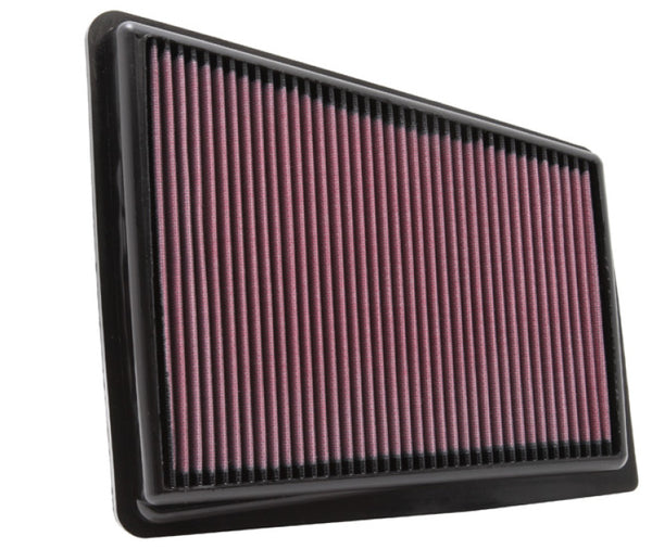 K&N 09 Hyundai Genesis 4.6L V8 Drop In Air Filter - 33-2426 for 2011-2016 Hyundai Equus - front view