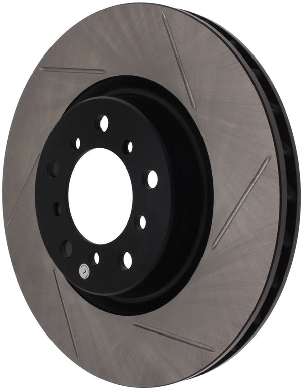 StopTech Power Slot BMW (E46) Front Left Slotted Rotor - 126.34058SL for 1999-2006 BMW 3 Series - front view