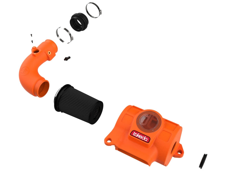 aFe 22-23 Toyota GR86 / Subaru BRZ Takeda Momentum Pro 5R Orange Edition Cold Air Intake System - 56-70056KN