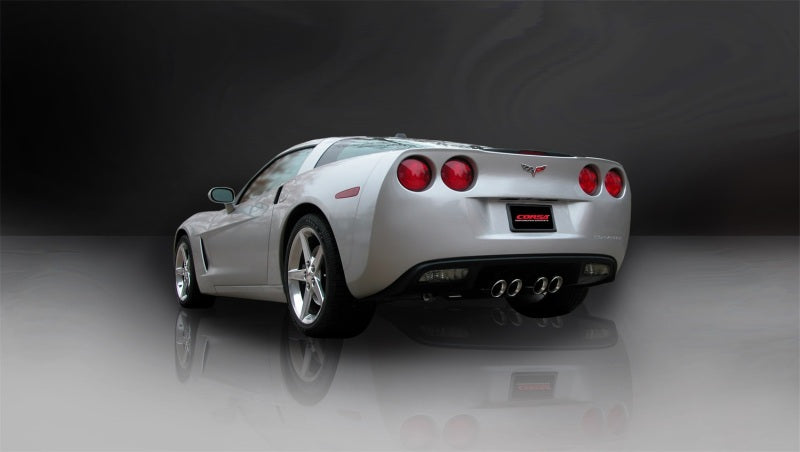 Corsa 05-08 Chevrolet Corvette C6 6.0L V8 Polished Sport Axle-Back Exhaust - 14169