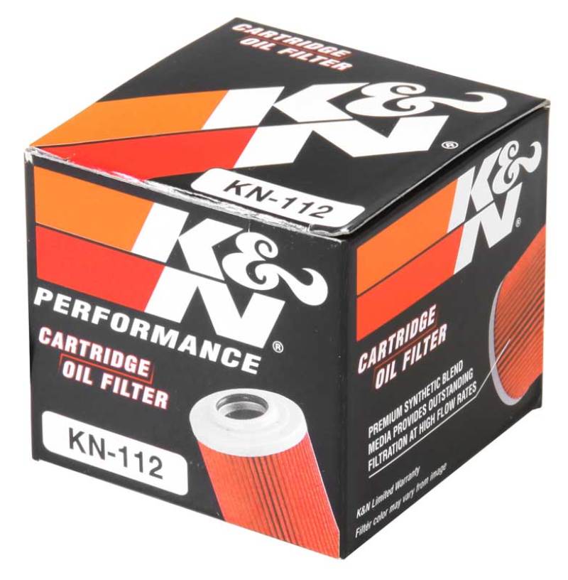 K&amp;N Honda/Kawasaki/Polaris/Suzuki 1.969in OD x .469in ID x 1.438in H Oil Filter - KN-112