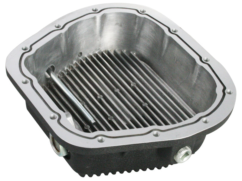 aFe Power Rear Differential Cover (Machined) 12 Bolt 9.75in 11-13 Ford F-150 EcoBoost V6 3.5L (TT) - 46-70152