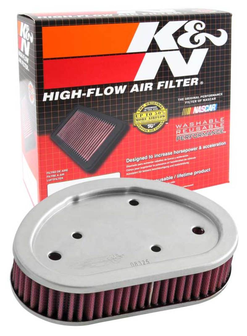 K&amp;N 08-09 Harley Replacement Air Filter - HD-9608