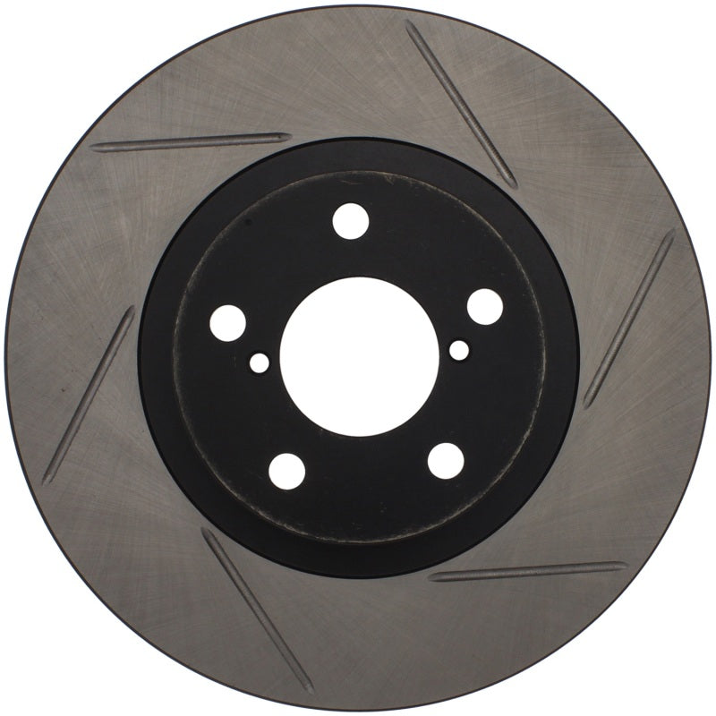 StopTech Power Slot 00-05 Legacy / 7/98-08 Impreza Front Left Sportstop Slotted Rotor - 126.47012SL