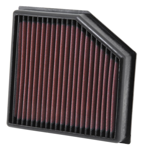 K&N Replacement Air Filter for 13 Dodge Dart 1.4L/2.0L L4 - 33-2491 for 2013-2016 Dodge Dart - front view