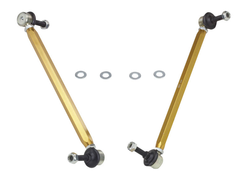 Whiteline 02-06 R53 &amp; 06+ R56 Mini Cooper S  Front Swaybar link kit-adjustable ball end links - KLC105
