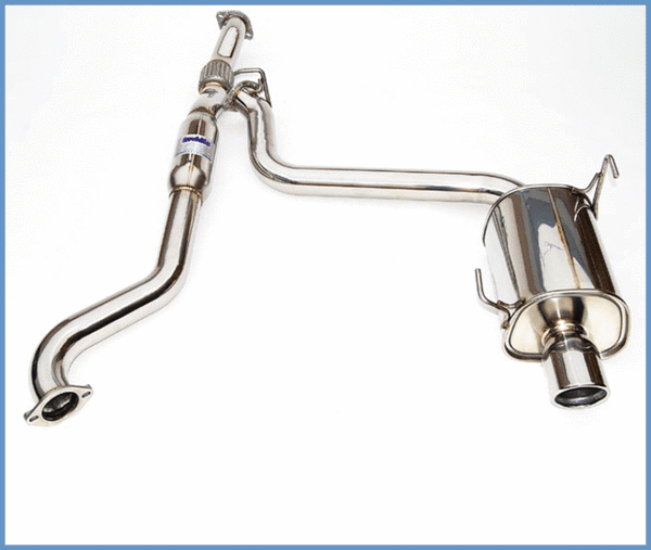 Invidia 15+ Subaru WRX/STI Single Q300 Rolled Stainless Steel Tip Cat-back Exhaust - HS15SW4G3S for 2015-2021 Subaru WRX STI