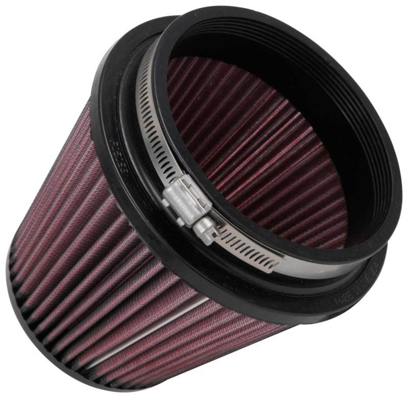 K&N Filter Universal Rubber Filter 5in Flange 6.5in Base 4.5in Top 5.5in Height - RU-5147