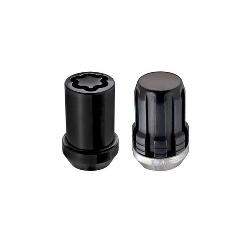 McGard SplineDrive Tuner 5 Lug Install Kit w/Locks &amp; Tool (Cone) M12X1.5 / 13/16 Hex - Blk