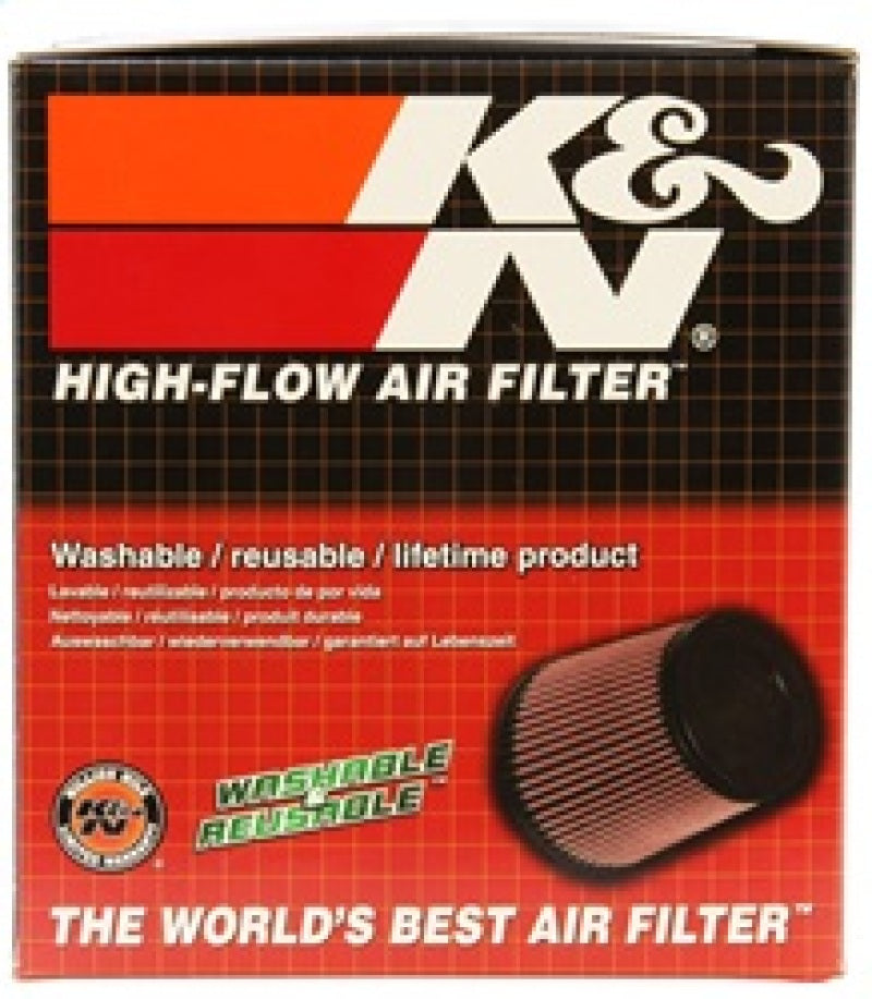 K&N Universal Rubber Filter Round Tapered 4.5in Flange ID x 5.875 Base OD x 5in Top OD x 3.25in H - RU-3110 by K&N Engineerin