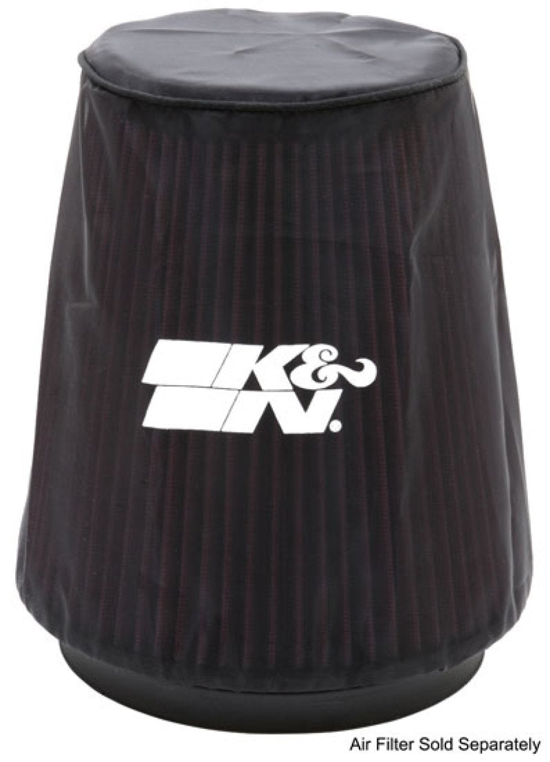 K&amp;N Universal P Dry charger Round Tapered Air Filter Wrap Black - 22-8038DK