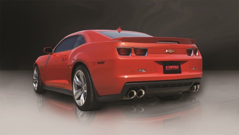 Corsa 12-13 Chevrolet Camaro Coupe ZL1 6.2L V8 Polished Sport Cat-Back + XO Exhaust - 14971